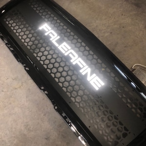 Letras LED de repuesto de parrilla Raptor personalizadas para Silverado 1500 2014 - 2015