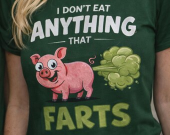 Shirt Vegan Unisex Veganism Don't Eat Anything That Fart Activism Tee-Shirt Animal Rights T-shirt Liberation Antispeciesism Animal Abuser
