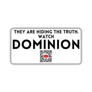 Vegan activist stickers pack watch dominion on youtube qr code dominion defend animal with sticker for animal right animal liberation fta