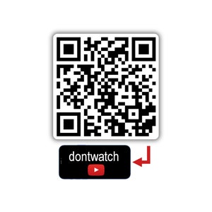 Vegan activist stickers pack Qr Code Don't Watch Stick it on a speciesit qrcode Animal rights for all beings deserve freedom Watch Dominion