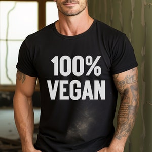 Vegan T-Shirt Unisex 100% Vegan Tshirt Animal Liberation For All Sentient Beings Tee-Shirt For Animal Activists TeeShirt Veganism For Animal
