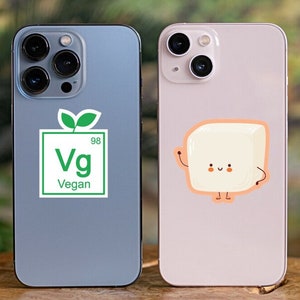 Vegan sticker phone Vg element periodic table sticker vegan science sticker happy tofu sticker vegan foodie crispy tofu i want tofu tonight