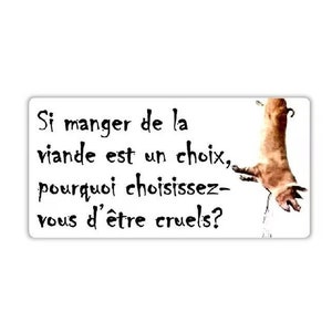 Végane activiste autocollants résistants à l'eau paquet droits des animaux pack sticker activist water resistant (choix cruauté cochon)