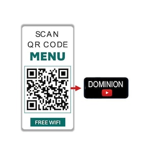 Vegan activist stickers pack Qr code dominion documentary sticker fake wifi fake restaurant menu watch dominion on youtube animal right fta