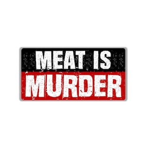 Vegan activist stickers pack meat is murder sticker milk is murder sticker activism for vegan for the animal liberation free the victims fta