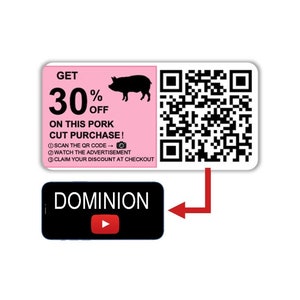 Vegan activist stickers pack Discount on pig animal the Qr code leads straight to specific part of Dominion documentary piglet pork industry