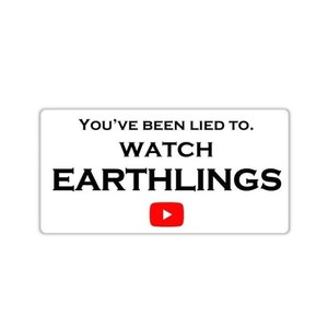 Vegan activist stickers pack Watch Earthlings Youtube logo You've been lied to animal liberation sticker plant based activism victim