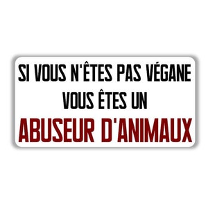 Végane activiste autocollants résistants à l'eau paquet droit des animaux pack sticker activist water resistant (pas végane abuseur animaux)