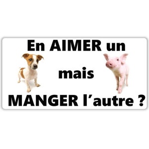 Végane activiste autocollants résistants à l'eau paquet droits des animaux pack sticker activist water resistant (En aimer un mais manger)