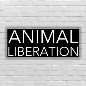 Vegan sticker Animal liberation vegan for the animals animal activism freedom for animal right to rescue defend animals eat plant based fta