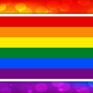 LGBTQ sticker (gay flag)