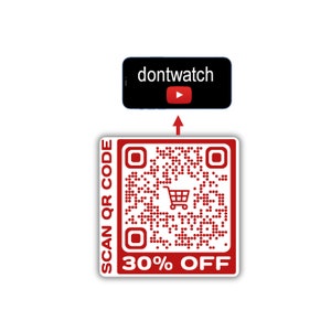 Vegan activist stickers pack Fake QR code discount scan QR code dont watch documentary coupon rebate stick animal product to defend animal