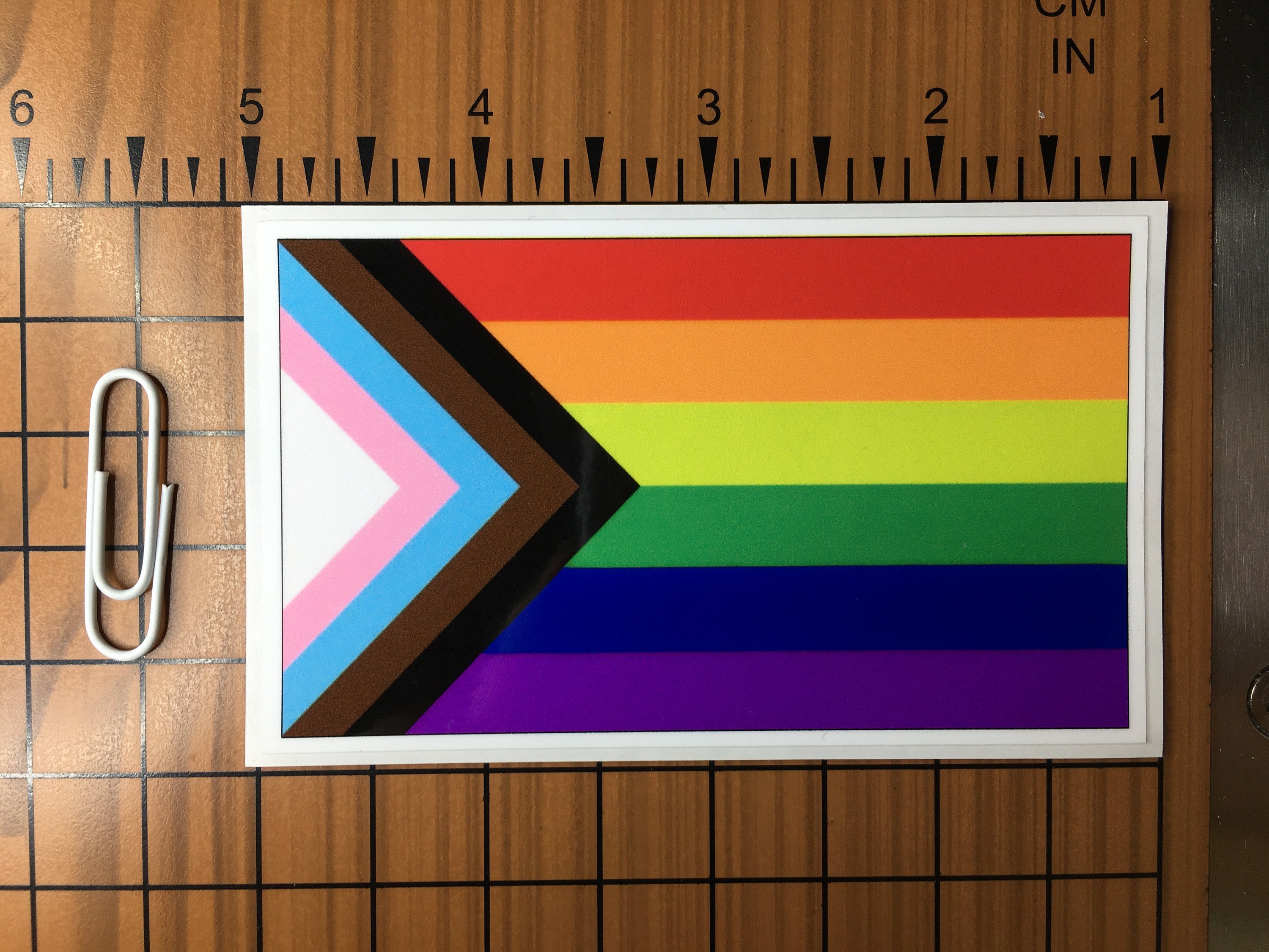 Progress Pride Flag LGBTQ Lapel Pin - LGBT Badge Equality