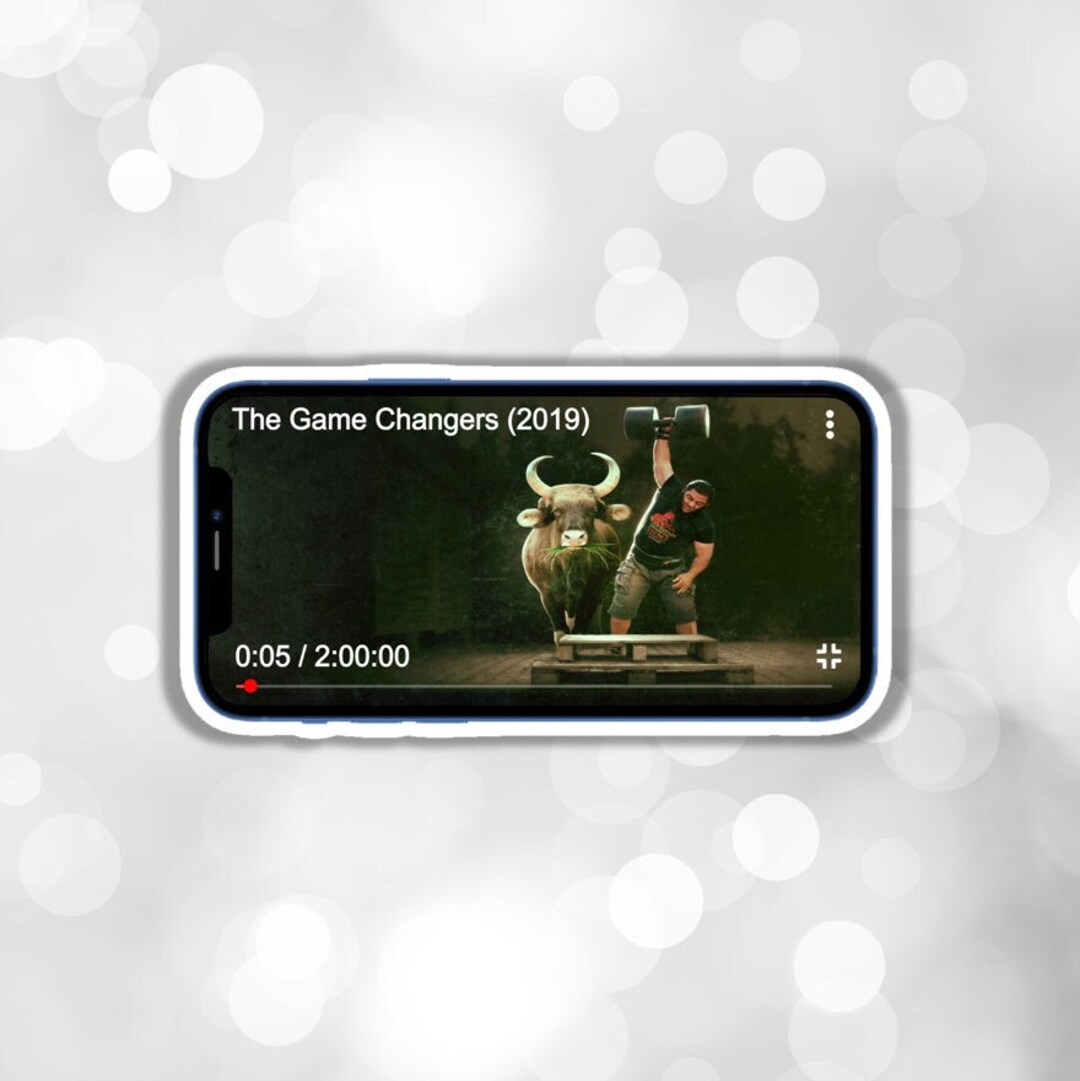 Vegan Sticker the Game Changers Sticker Netflix Documentary Sticker ...