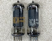 Pair of Strong Testing RCA 6CL6 Tubes Power Pentode