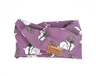 Dreaming Bunny cat scarf, OEKO TEX cat scarf, Cute cat scarf