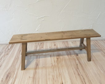 Wooden bench used look no. 105