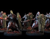 The Phalanx (Set of 5) - Calden Keep Part II - Preprimed 3D Printed Model by Bestiarum Miniatures for Tabletop Roleplaying Games