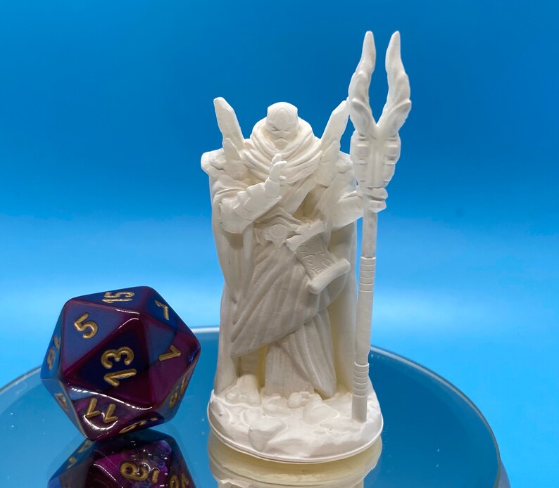 Clockwork Wizard Mage grundiertes 3D gedrucktes Etsy