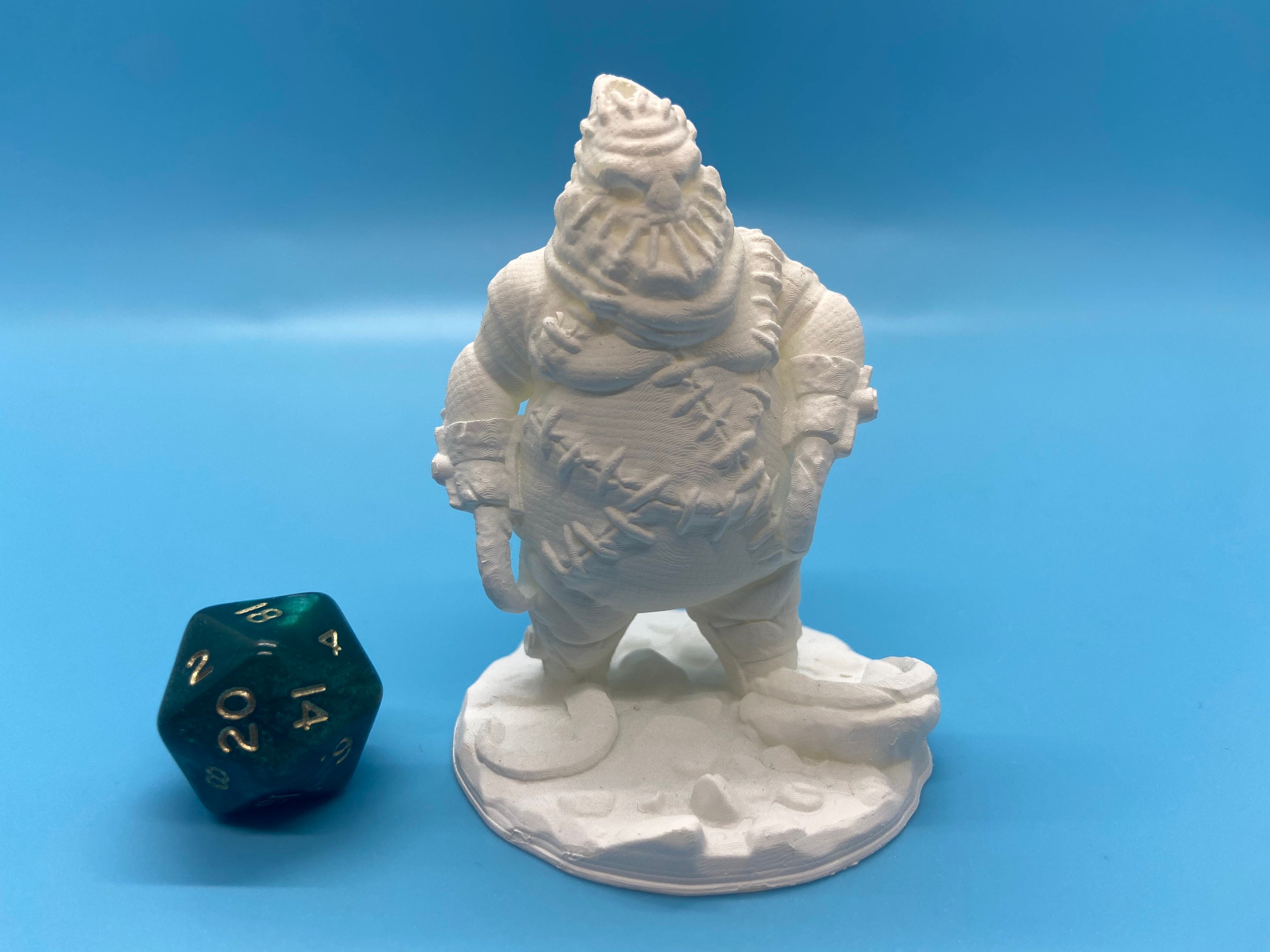 Stitchwork Golem oogie Boogie Primed 3D Printed Miniature - Etsy