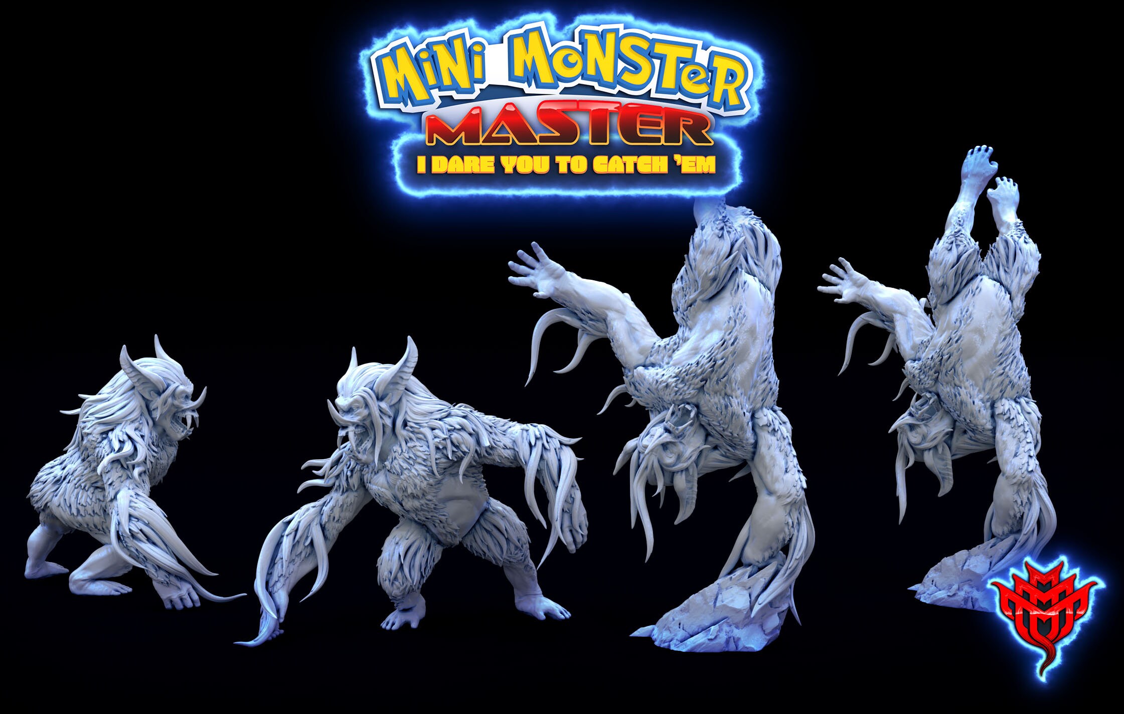 Sweat à capuche pour homme Mode Fox Monster 3d Digital Print