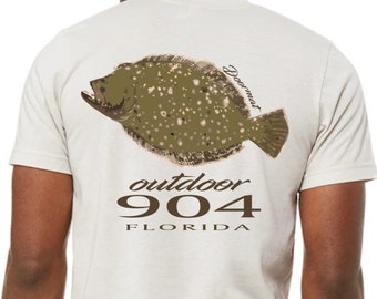 The Flounder "Doormat" Combed Cotton Unisex T-Shirt Outdoor904