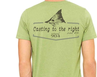 Casting to the Right "The JD" Unisex Blended T-Shirt Outdoor 904