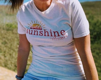 Hello 904 Sunshine Tee Combed Cotton Unisex T-Shirt Outdoor904