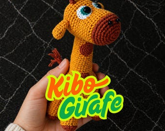 Crochet Giraffe Amigurumi Pattern – Beginner Friendly, Plush Animal DIY (PDF Download)