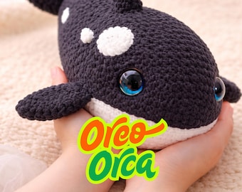 Oreo the Orca Crochet Pattern: Intermediate Amigurumi Plushie (PDF Download)