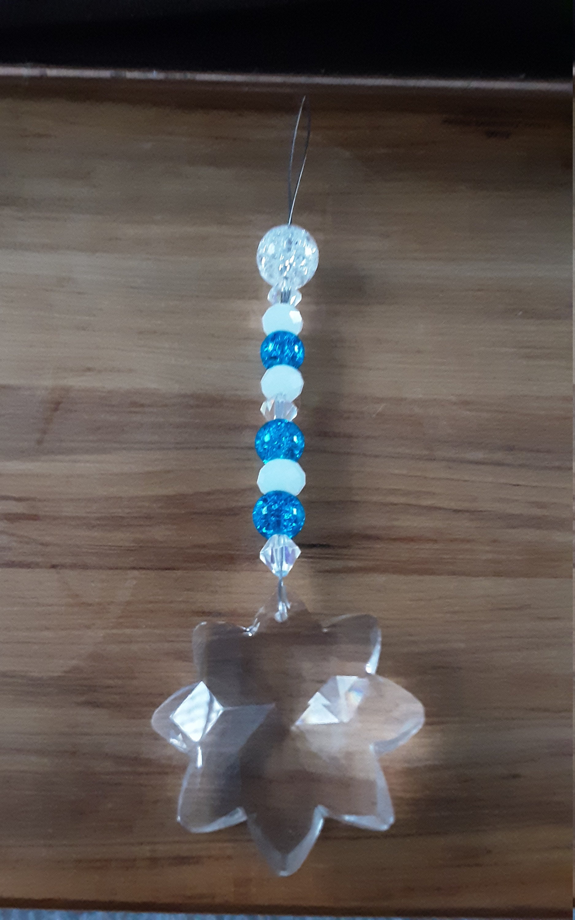 Crystal suncatcher hanging decoration. Etsy