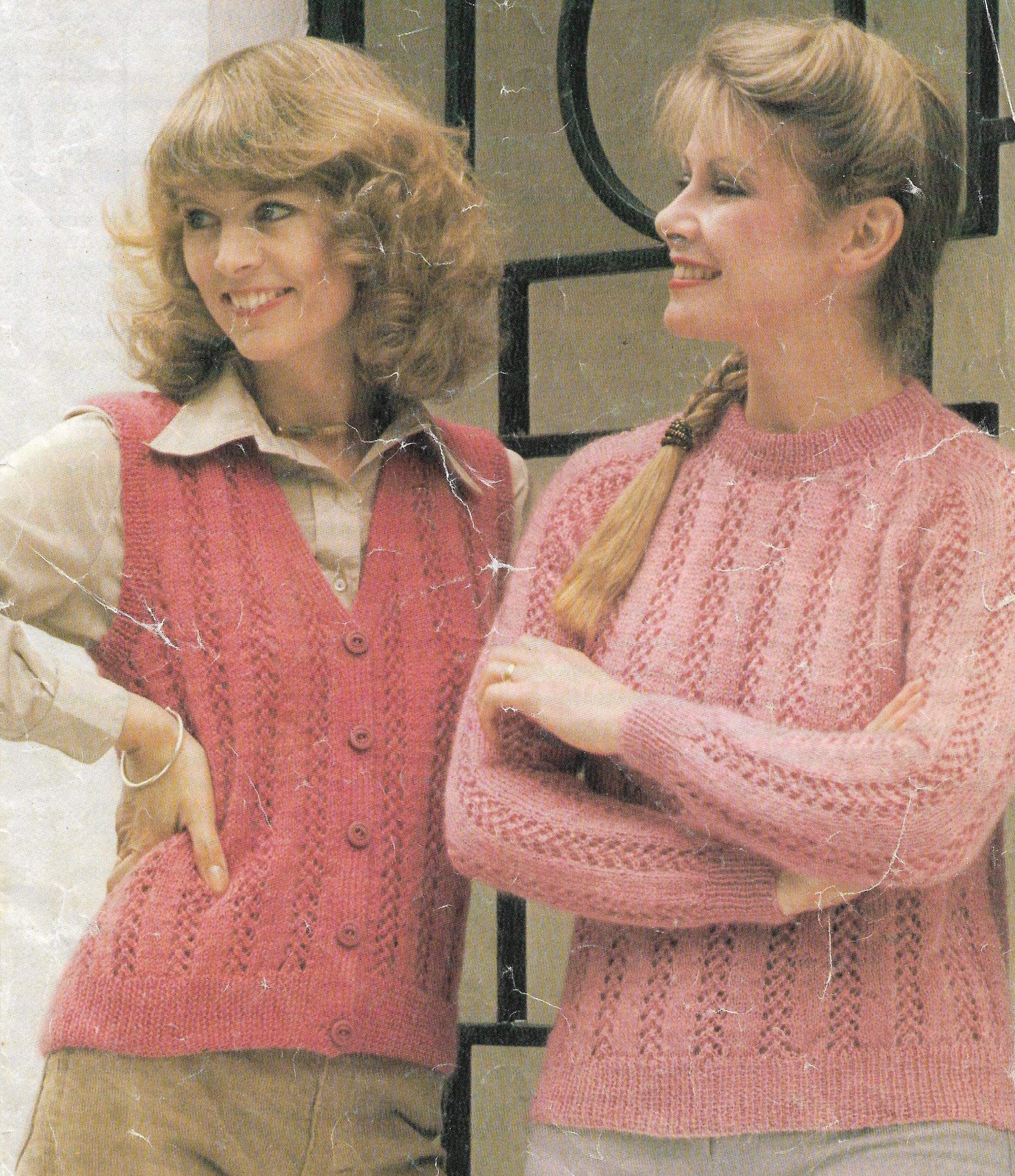 Women's sleeveless cardigan and sweater knitting pattern Etsy España