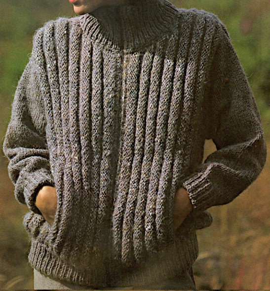 Womens Zip Front Cable Cardigan Knitting Pattern Ribbed