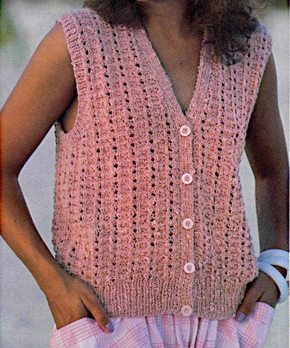 Strickjacke Weste Damen Strick Damen Weste Button Up V-Ausschnitt
