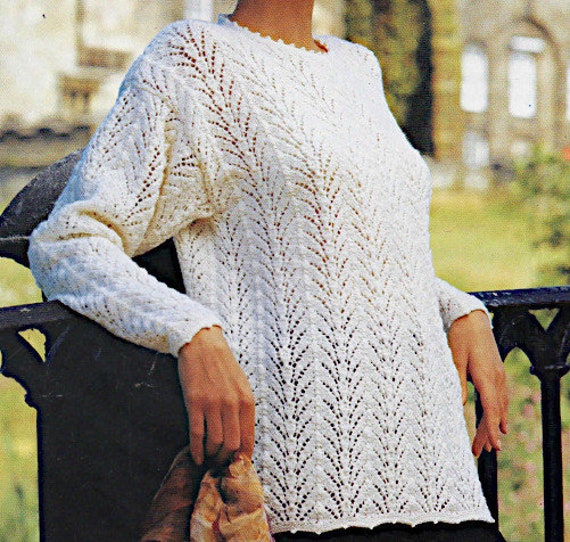 Hand-Knitting Pullover Alan-basket Sweater