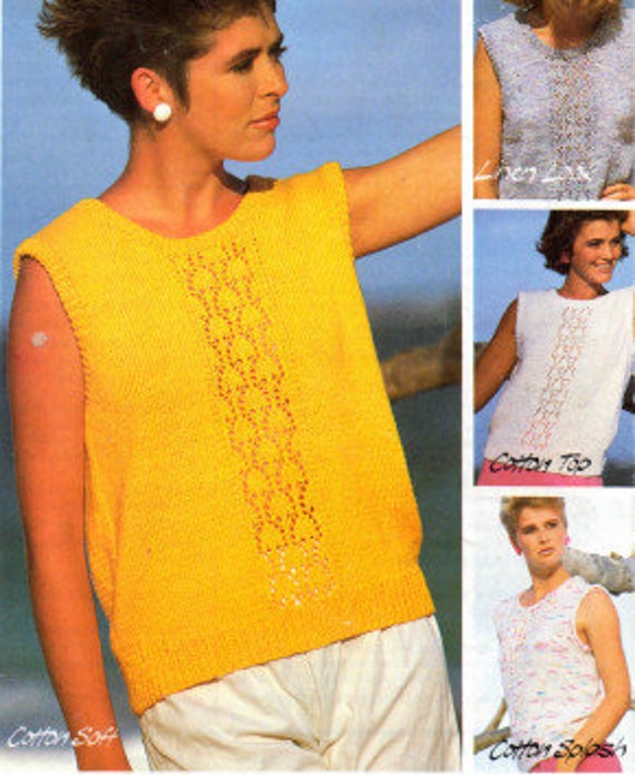 Summer Sleeveless Round Neck Sweater Lace Panel for Women Child