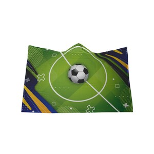 Soccer Style Hooded Blanket