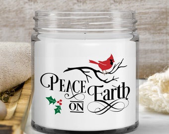 Peace On Earth - Vanilla Scent Holiday Candle