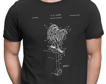 Climbing Cam Patent T Shirt, Climbing Gear, Outdoorsman, Climbing Shirt, Climbing Cam Patent, Rock Climbing, Climbing Gear, PT214