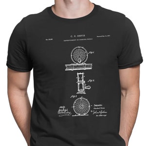 Fly Fishing Reel Patent T Shirt, Fishing Shirt, Fisherman Gift, Lake Shirt, Fishing Gear, Fly Fishing Gifts, Fly Fishing Shirt, PT252