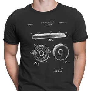 Frisbee 1965 patent-T-shirt, ultieme frisbee, collegeshirt, uniek cadeau-idee, sportshirt, patent, patent-T-shirt, PT259