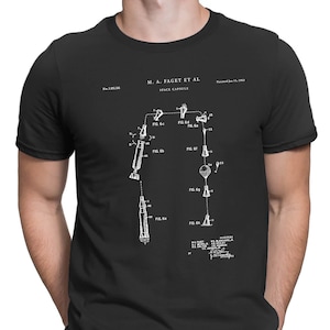 1966 Space Capsule Patent T Shirt - Astronaut T-Shirt, Space T-Shirt, Spacecraft T-Shirt, Rocket T-Shirt, Space Exploration Shirt, PT337