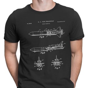 NASA Space Shuttle Enterprise Patent T Shirt, Outer Space, Space Shirt, Aerospace Engineer Gift, Science Shirt Aviation Shirt, PT340