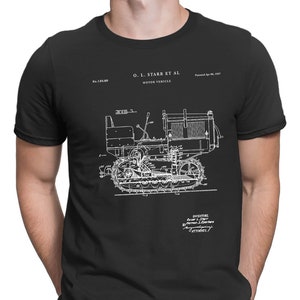 Bulldozer Motor Vehicle T-shirt, Bulldozer Motor Vehicle Patent, Bulldozer Motor Vehicle Clothing, Mens T-Shirt, Unisex Shirt, PT211