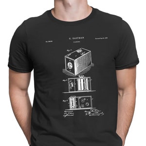 Eastman Kodak Camera Patent T Shirt 1888 - Patent Shirt, Camera Patent, Photographer Gift, Photographer Shirt, Camera T Shirt, PT783