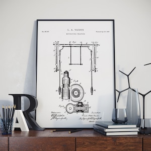 Trapeze Poster, Trapeze Wall Art, Trapeze Gifts, Wall Prints, Patent Poster, Poster Print, Poster Vintage, sports art prints, PH355 #m