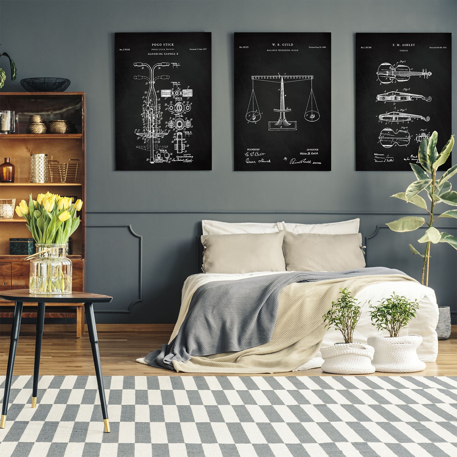 Patent Art Pogo Stick Patent Wall Art Print Poster Patent Etsy