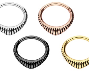 piercinginspiration® Amaya Septum Daith Clicker Ring Piercing Segment Ring