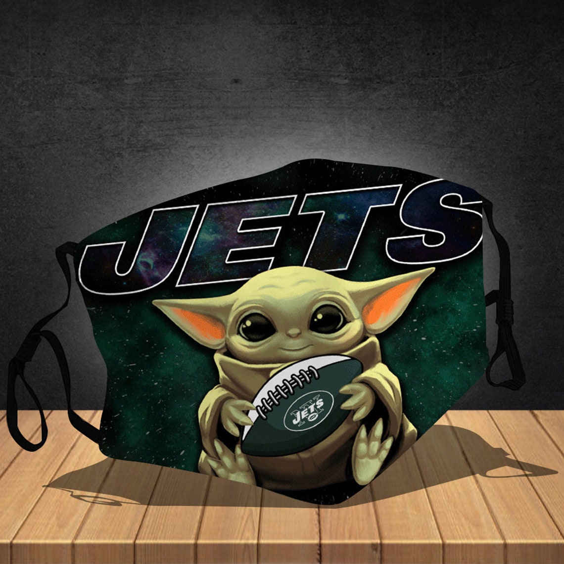 Baby Yoda Hug American Football Face Mask 25 Teams Star Wars Etsy
