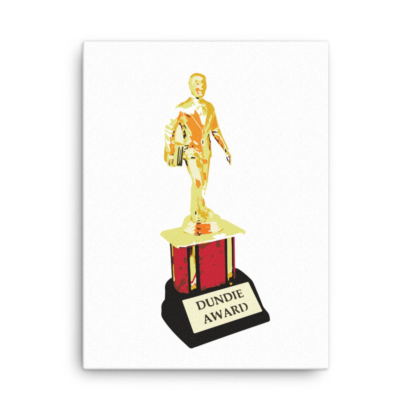 The Office Dundie Award Canvas Print | Etsy